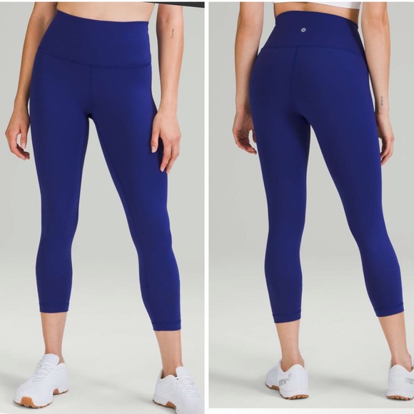 lululemon athletica Pants - Lululemon Wunder Train HR Tight 25" size 0 NWT BLUE lark